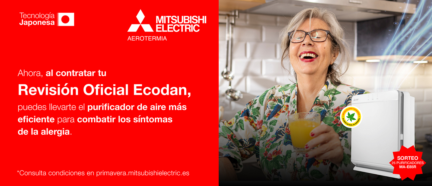 Revisión Ecodan sorteo de purificadores
