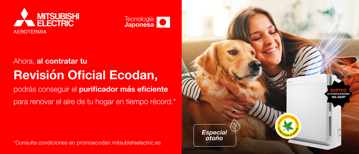 Revisión Ecodan sorteo de purificadores
