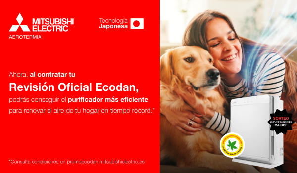 Revisión Ecodan sorteo de purificadores