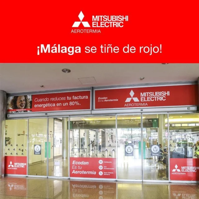 👋🏼 ¡Nuestra Campaña de Marketing Espectacular #EstuAerotermia y #EstuBombadeCalor llega a #Málaga!

🚆 Gracias a los soportes de gran formato y visibilidad ubicados en la Estación de tren María Zambrano, recordamos a los viajeros que, tanto Aerotermia Ecodan como la Bomba de Calor Mitsubishi Electric, son las soluciones más eficientes de climatización.

No solo reducen el consumo en calefacción un 80% sino que, además, son respetuosas con el medioambiente. ¡Descúbrelas en el link de la BIO! 🔗